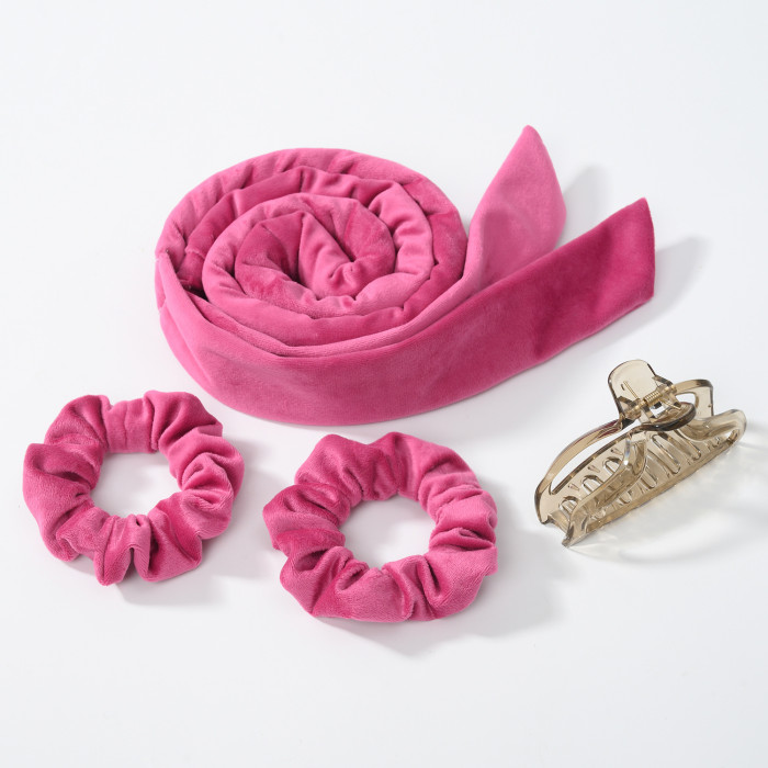 4PCS\u002F Set Heatless Curling Rod Headband No Heat Hair Curlers Lazy Bow Hair Rollers Sleeping Soft Heatless Curls DIY Hair Styling Tool