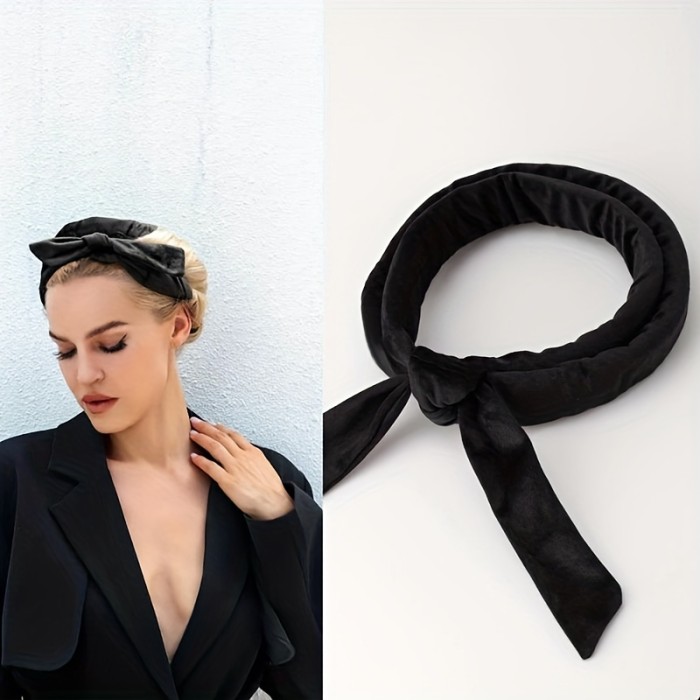4PCS\u002F Set Heatless Curling Rod Headband No Heat Hair Curlers Lazy Bow Hair Rollers Sleeping Soft Heatless Curls DIY Hair Styling Tool