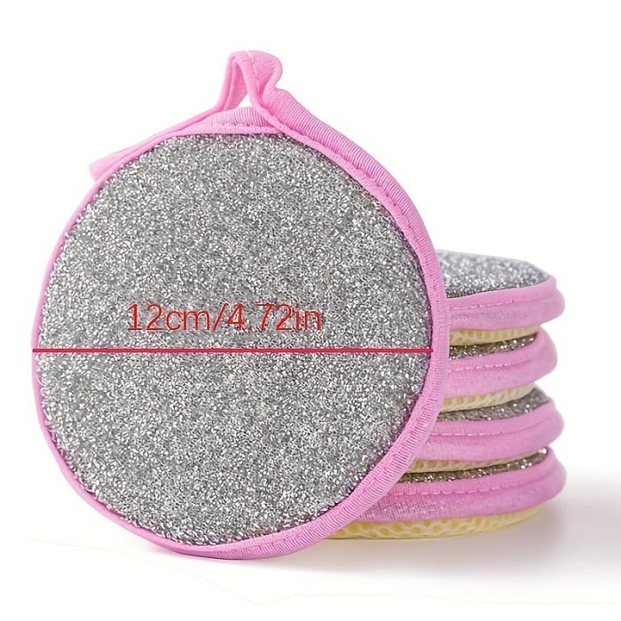 5\u002F10pcs, Scrub Sponges, Washing Sponge, Washing Sponge Brush, Durable Double-Sided Dishwashing Sponge, Reusable Sponge Pad, Washing Scrubber Brush, Kitchen Tools