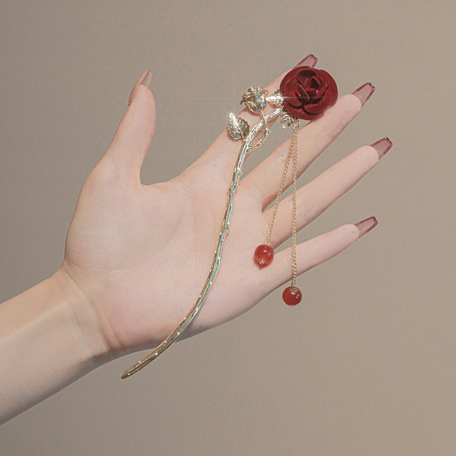 2023 New Rose Hair Clip Spring Hair Clip Hairpin