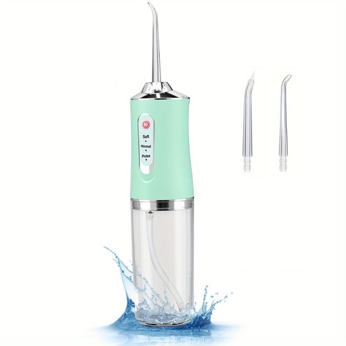 4 In 1 Water Flosser For Teeth, Cordless Water Flossers Oral Irrigator With DIY Mode 4 Jet Tips, Tooth Flosser, Portable And Rechargeable For Home Travel, For Men And Women Daily Teeth Care, Ideal For Gift, Father Day Gift
