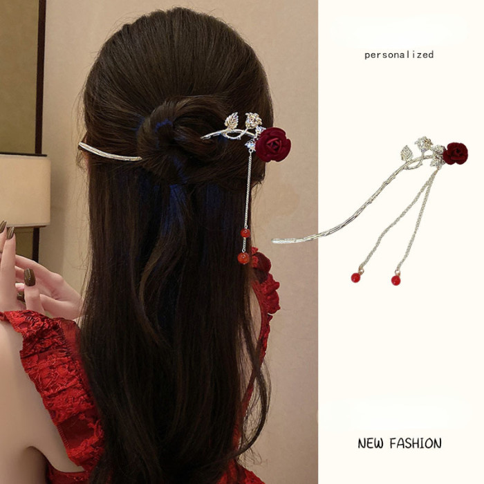 2023 New Rose Hair Clip Spring Hair Clip Hairpin