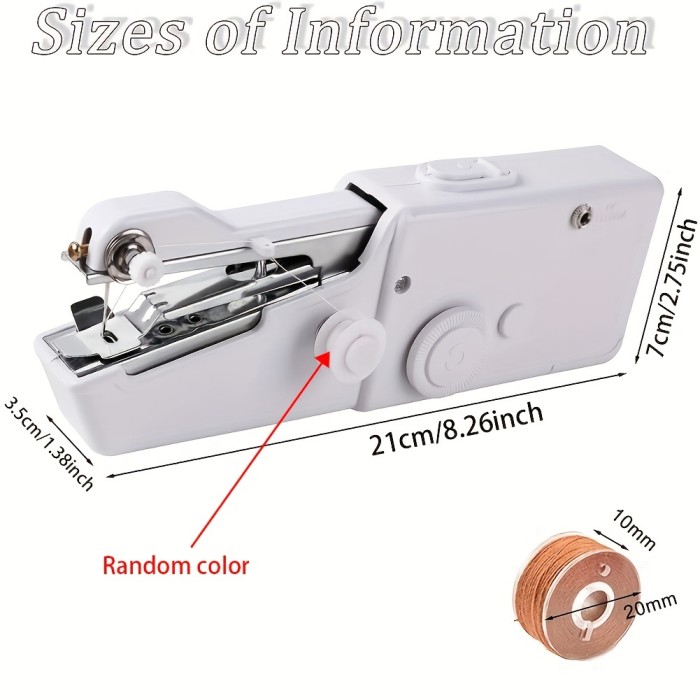 1pc Handheld Sewing Machine Mini Sewing Machines Portable Sewing