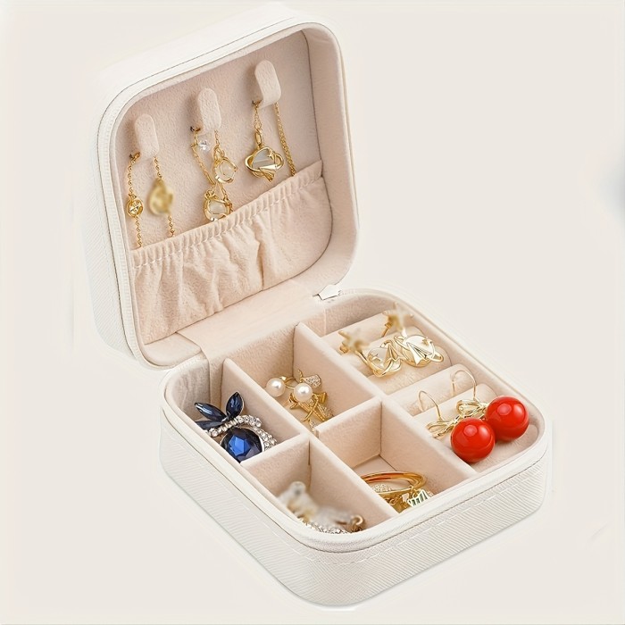 Portable Jewelry Organizer Box, Necklaces Organizer Case, Travel Jewelry Case, Earrings Organizer
