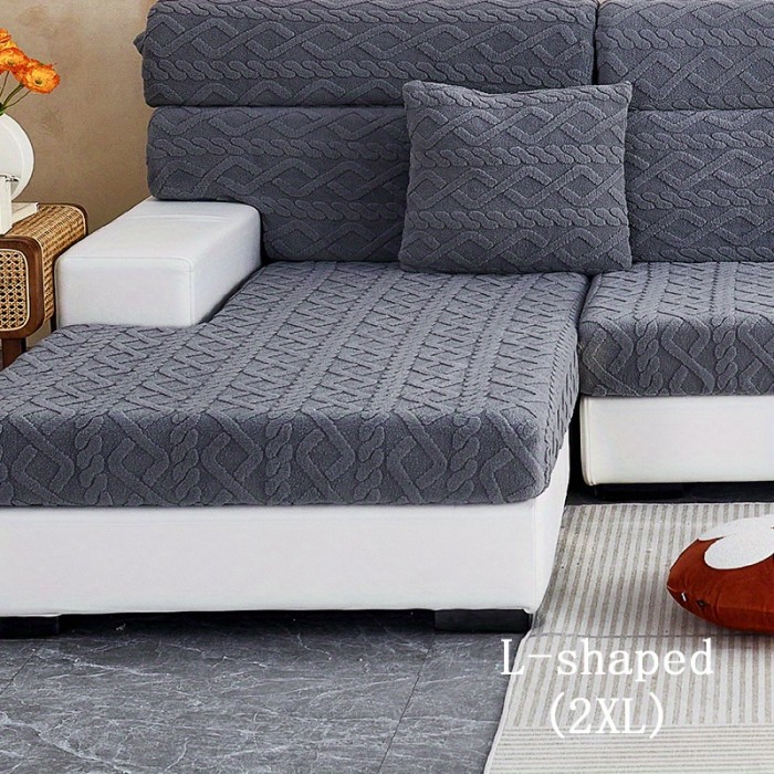 Stretch Sofa Slipcover, Non-slip Sofa Cover, Anti Pet Scratch Furniture Protector For Bedroom Office Living Room Home Decor