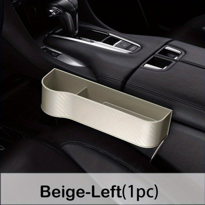 1pc Car Seat Crevice\u002FSlot Storage Car Accessories Cup Holder Storage Box Organizer Seat Gap Filler Crevice Interior Phone Card Bottle Cups Holder Pocket