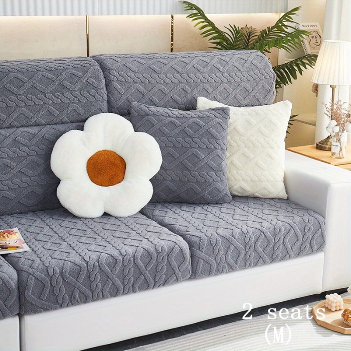 Stretch Sofa Slipcover, Non-slip Sofa Cover, Anti Pet Scratch Furniture Protector For Bedroom Office Living Room Home Decor