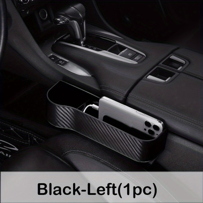 1pc Car Seat Crevice\u002FSlot Storage Car Accessories Cup Holder Storage Box Organizer Seat Gap Filler Crevice Interior Phone Card Bottle Cups Holder Pocket