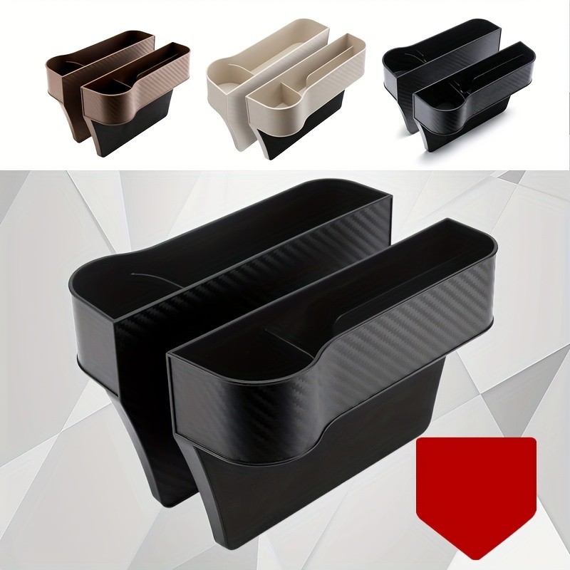 1pc Car Seat Crevice\u002FSlot Storage Car Accessories Cup Holder Storage Box Organizer Seat Gap Filler Crevice Interior Phone Card Bottle Cups Holder Pocket
