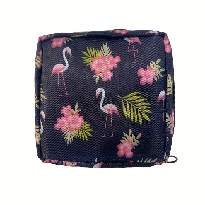 1pc Multi Function Travel Storage Bag Sanitary Napkin Pouch Large Waterproof Storage Bag Girls Travel Makeup Pouch Toiletries Cosmetic Organizer