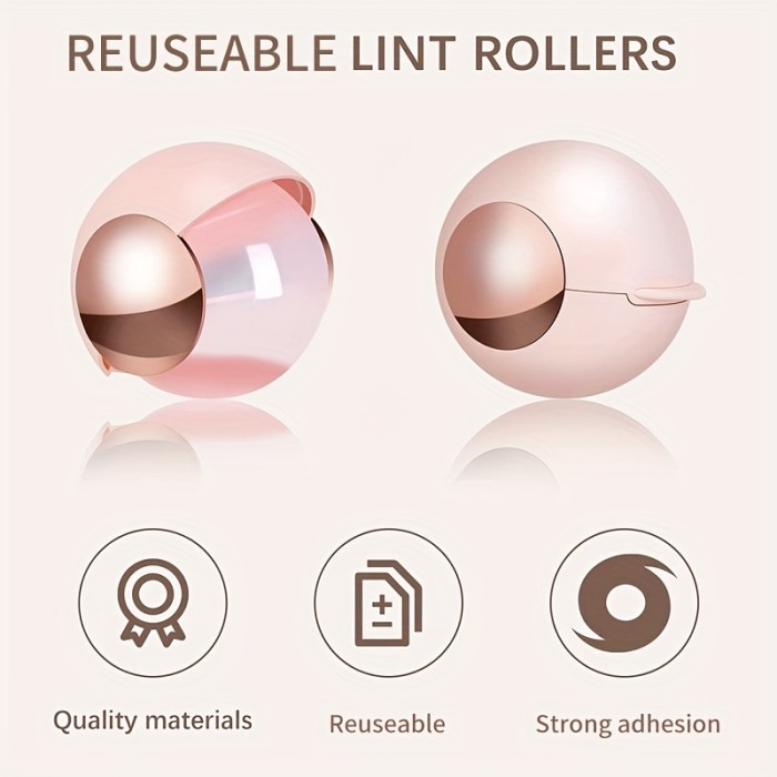 1pc Portable Lint Roller, Multiple Scene Clean And Traceless Sofa Clothes Rolling Hair Ball, Pet Hair Sticky Washable Portable Mini Size Sticky Food Residue Lint Remover Brush Repeat Use