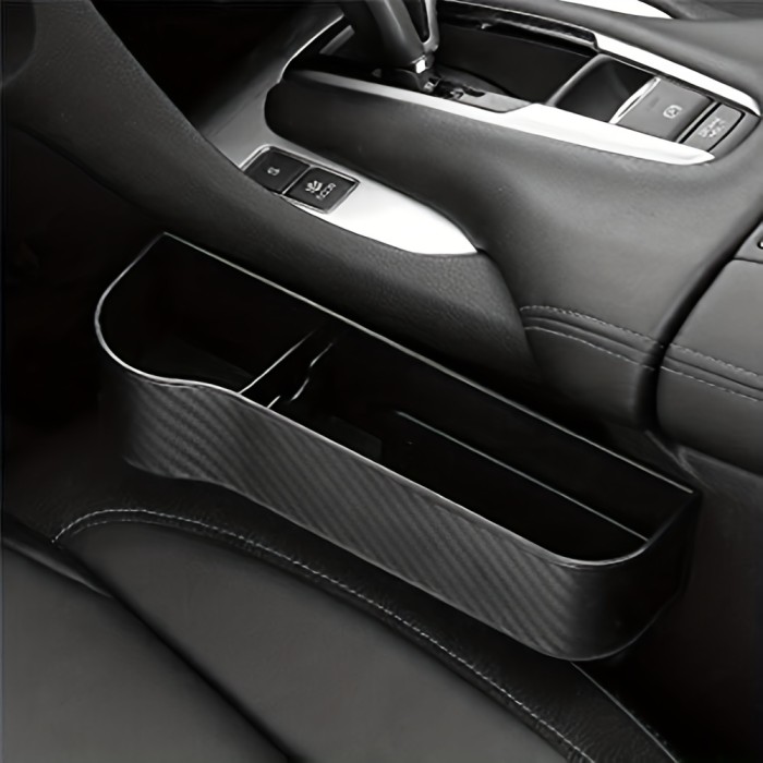 1pc Car Seat Crevice\u002FSlot Storage Car Accessories Cup Holder Storage Box Organizer Seat Gap Filler Crevice Interior Phone Card Bottle Cups Holder Pocket