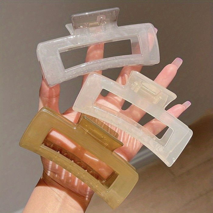 Oversize Hair Claw Clip Frosted Non-Slip Hair Clip Hair Accessories