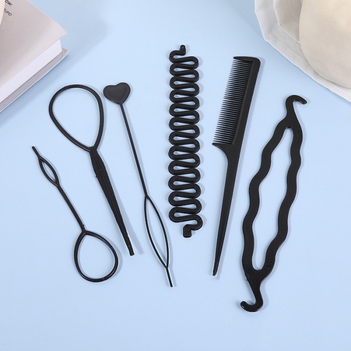 Hair Braiding DIY Hair Styling Tools Hair Braiding Tools (Pack Of 6 )