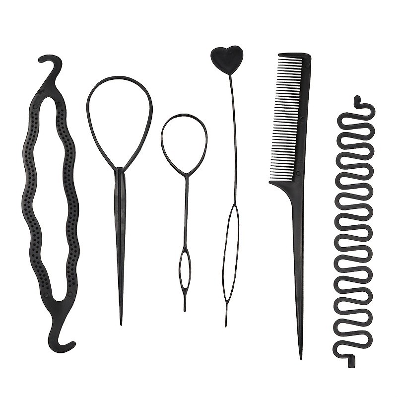 Hair Braiding DIY Hair Styling Tools Hair Braiding Tools (Pack Of 6 )
