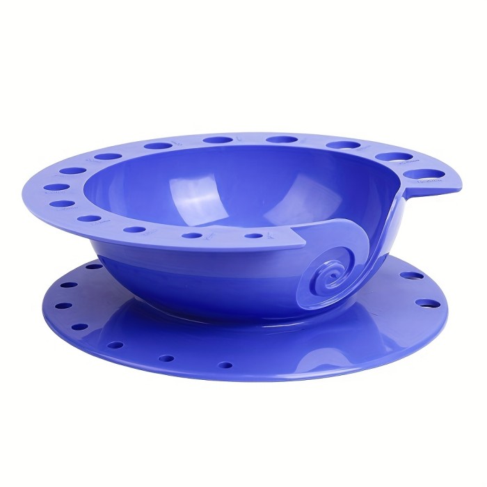 Yarn Bowl With Crafting Hole, Knitted Storage Basket