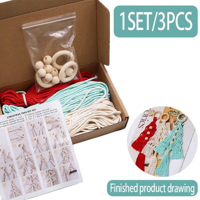 DIY Kit Christmas Craft Gift Kit, Perfect Holiday Gift , Handwoven ...