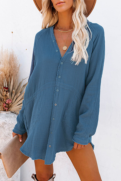 Casual Print Split Joint Half A Turtleneck Tops