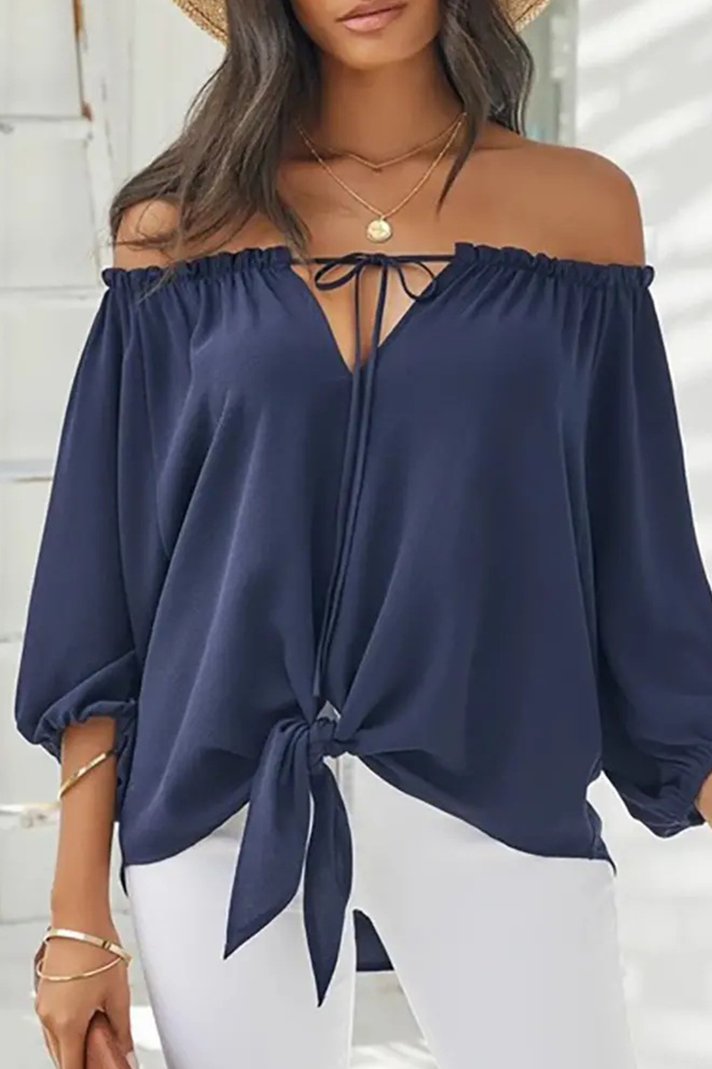 Top Bohème Rue 21 - Couleur Crème Taille Medium - Encolure Dégagée (Off The Shoulder) - Tunique - Occasion Très Bon État