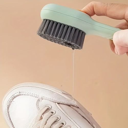 2pcs Shoe Brush, Multifunctional Shoe Brush, Can Add Fluid, Household Soft Bristle Laundry Brush, Wash Shoes Special No Hurt Shoe Brush