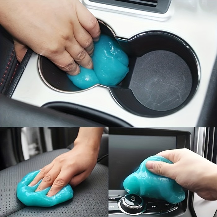 70g\u002F160g\u002F200g Cleaning Gel For Car, Car Cleaning Kit Universal Detailing Automotive Dust Car Crevice Cleaner Auto Air Vent Interior Detail Removal Putty Cleaning Keyboard Cleaner For Car Vents, PC, Laptops, Cameras