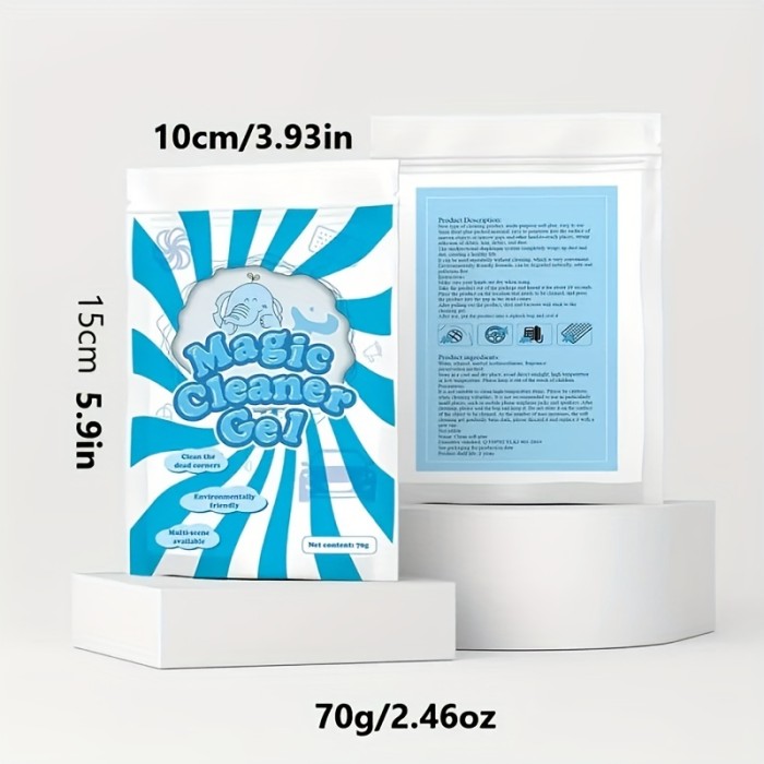 70g\u002F160g\u002F200g Cleaning Gel For Car, Car Cleaning Kit Universal Detailing Automotive Dust Car Crevice Cleaner Auto Air Vent Interior Detail Removal Putty Cleaning Keyboard Cleaner For Car Vents, PC, Laptops, Cameras