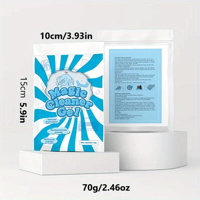 70g\u002F160g\u002F200g Cleaning Gel For Car, Car Cleaning Kit Universal Detailing Automotive Dust Car Crevice Cleaner Auto Air Vent Interior Detail Removal Putty Cleaning Keyboard Cleaner For Car Vents, PC, Laptops, Cameras