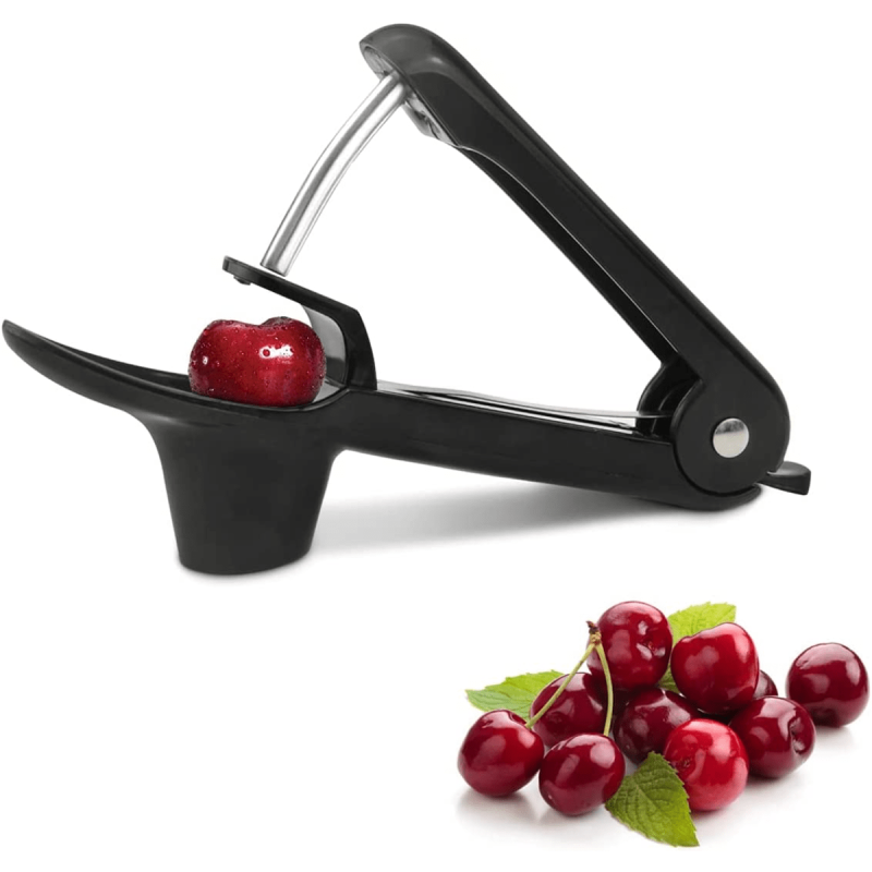 1pc, Cherry Pitter, Olive Pitter, Jujube Core Remover, Fruit Corer With Space-Saving Lock Design, Household Jujube Corer, Creative Jujube Corer, Reusable Cherry Corer, Fruit Pitter, Hawthorn Core Remover, Cherry Corer, Kitchen Tools