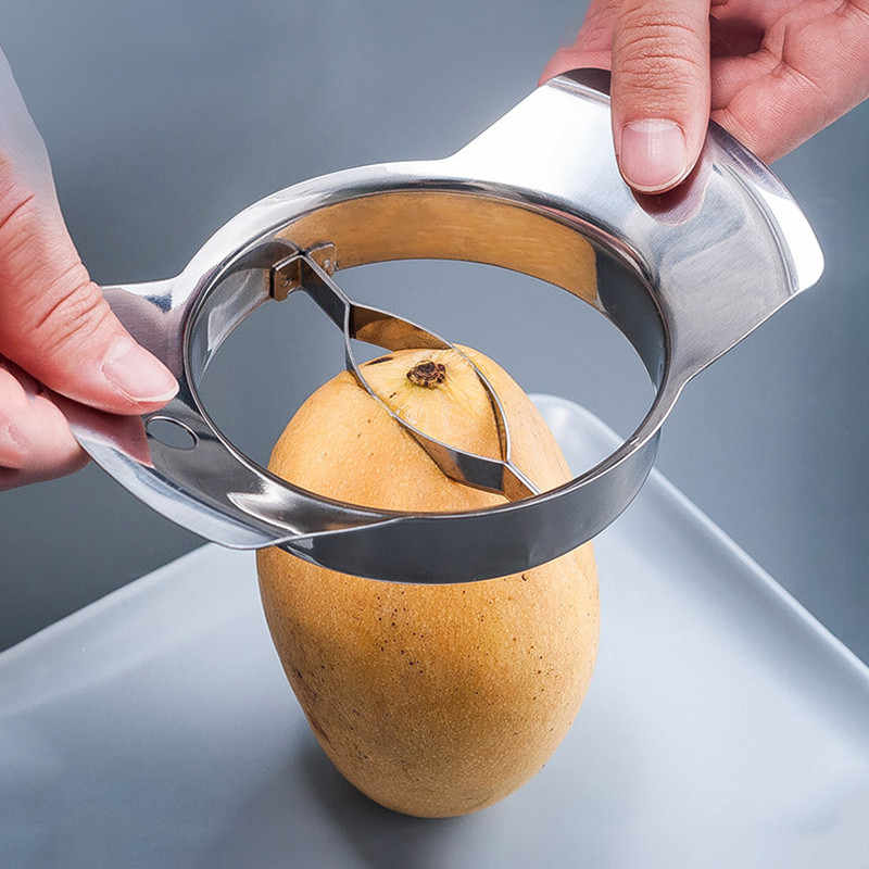 1pc 304 Stainless Steel Mango Cutter Mango Divider Mango Knife Fruit Tool Kitchen Accessory Kitchen Gadget Home Supply