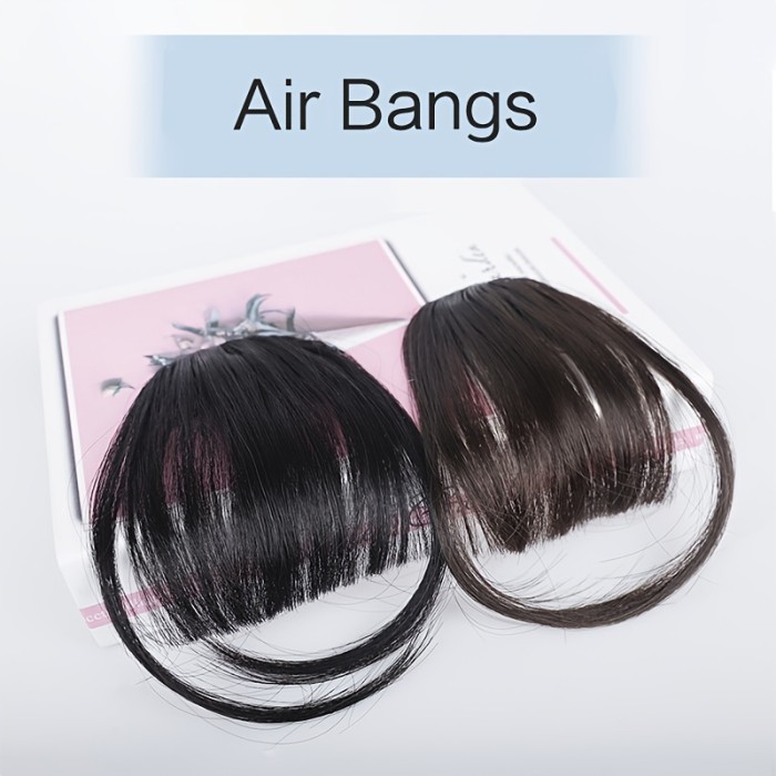 Bangs Clip Bangs Extension Bangs With Clip In Bangs Wig Women's Natural Color Washable Dyeable  Style Wigs For Women