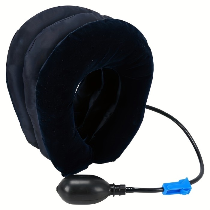 1pc Neck Stretcher Traction Device Inflatable Massage Pillow Travel Neck Pillow Neck Relaxation Pillow
