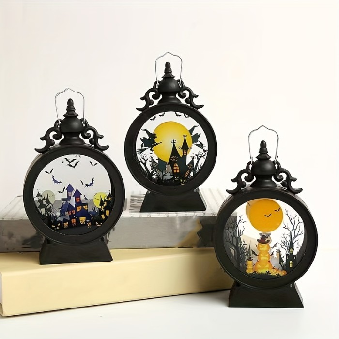 Make Halloween Magical with this Vintage LED Electronic Candle Light Hanging Lantern!