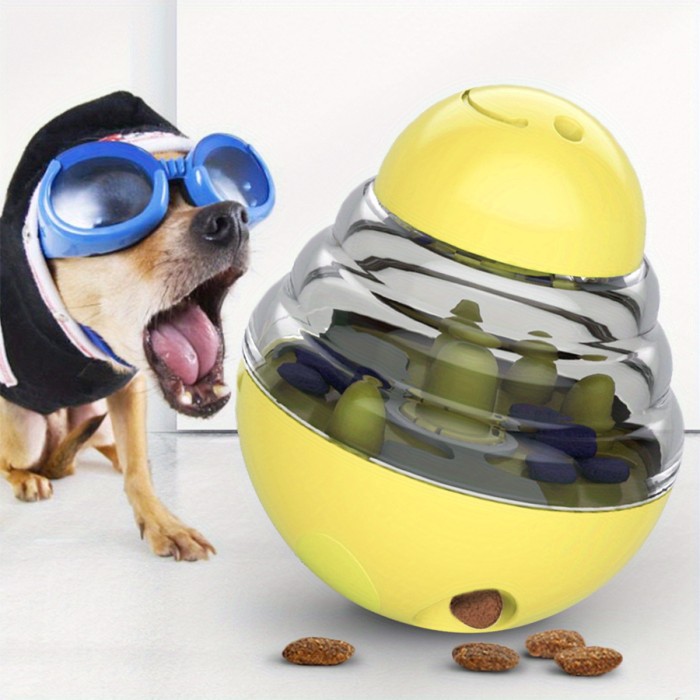 Interactive Dog Toy: Treat Dispenser Ball & Slow Feeder - Perfect for Medium & Small Dogs - Birthday Gift!