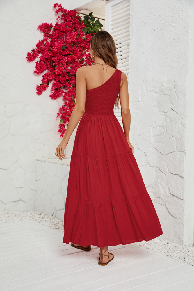 Elegant Fashion Casual Solid Color Maxi Dress