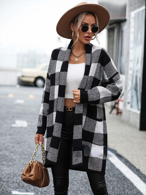 Fashion Women Knitted Cardigan Loose Sweater Coat