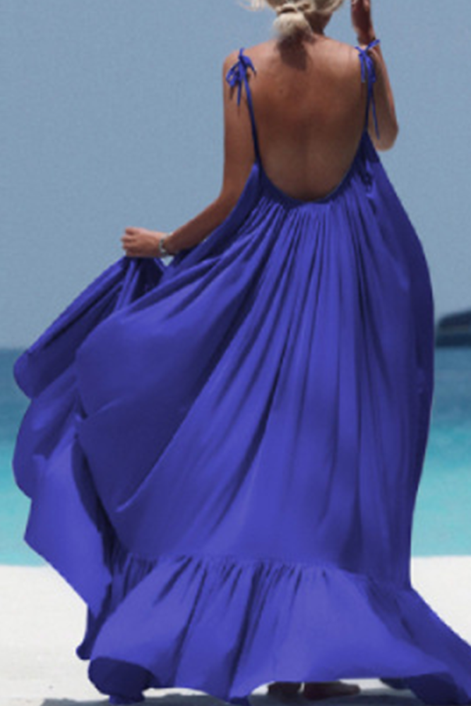 LA Merchandise LAY9408 Spaghetti Strap Mesh Ruffle Military Ball Gown main image 0
