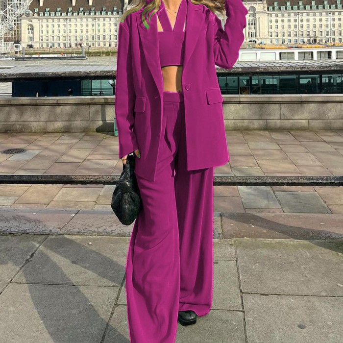New Fashion Casual Blazer + Trouser Set
