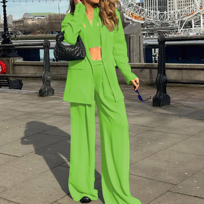 New Fashion Casual Blazer + Trouser Set