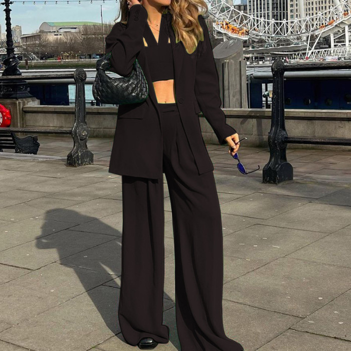 New Fashion Casual Blazer + Trouser Set