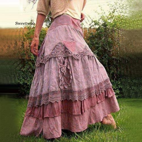 Vintage Oversized Women's New Lace Skirts