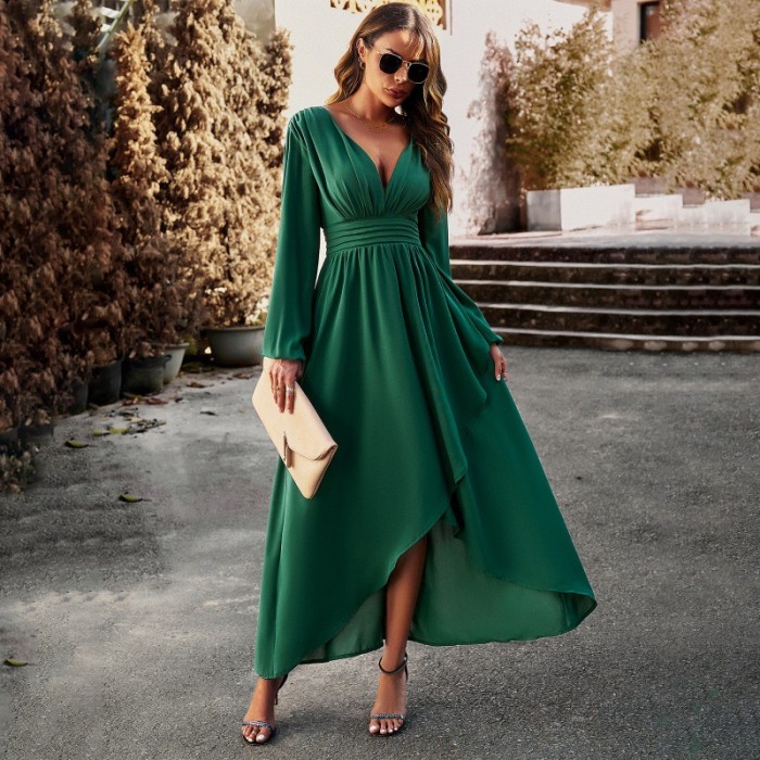 Women's Solid Color Fashion Sexy Maxi Dress