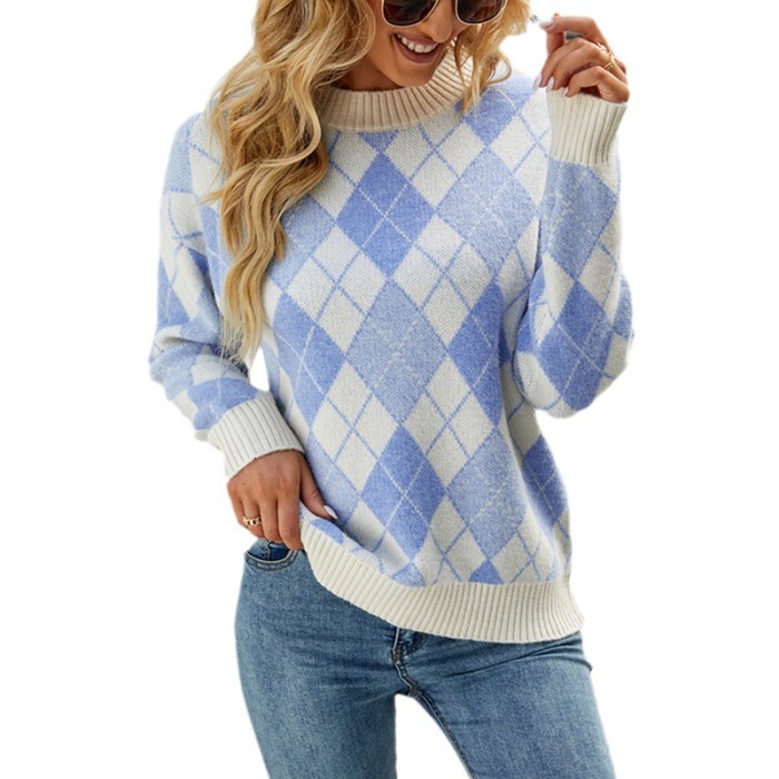 Women's New Loose Casual Knitted Pullover Sweater