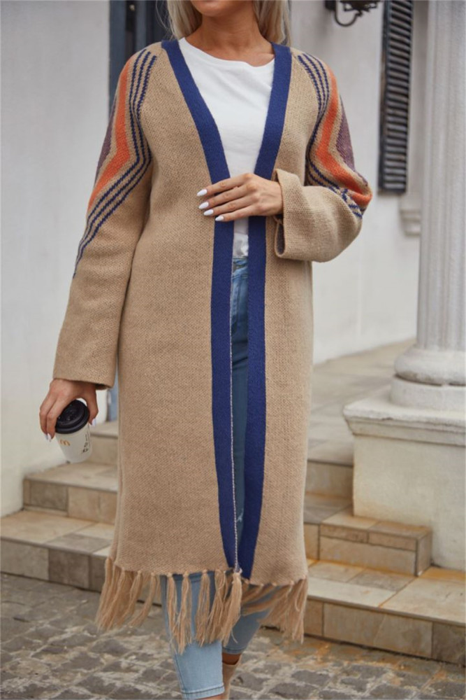 Women's V-neck Fashion Casual Loose Cardigan Coat