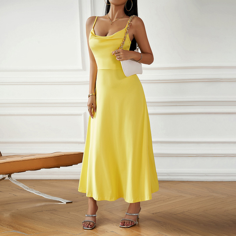 Women's Solid Color Sexy Slip Dress