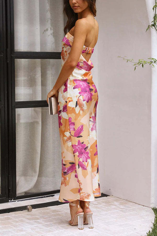backless dress gold Lavinia Fringe Mini in badge:new Grey Maxi Dress, Backless Size:XL