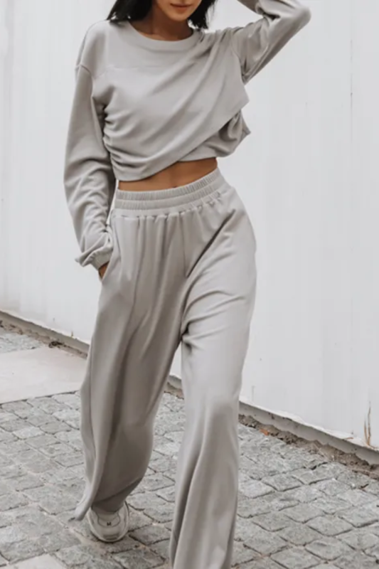 Two-piece fashion sports and leisure sweater