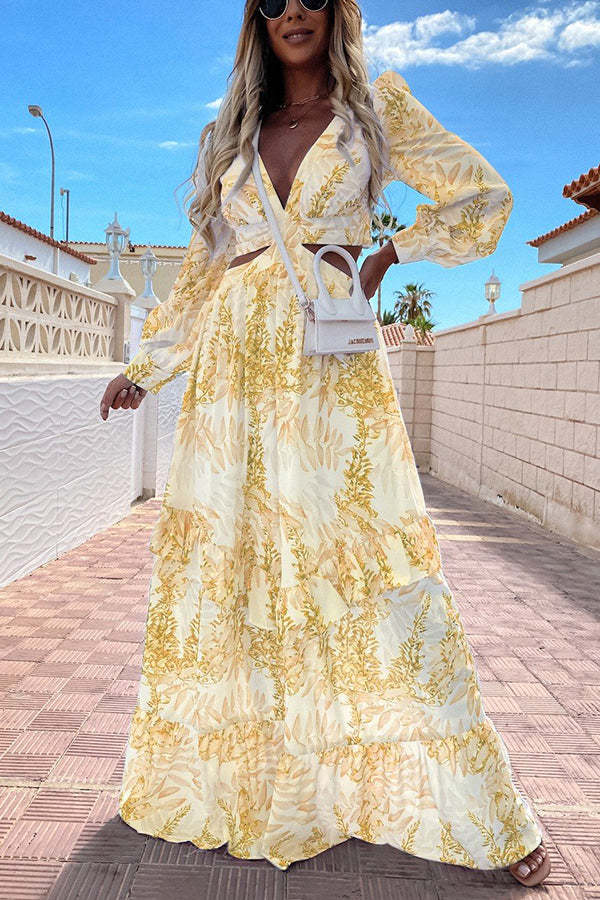 Fashionable Cut-Out Maxi Dress for Women main image 1