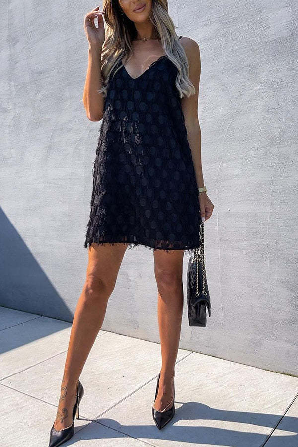 Elves Tassel Mini Dress