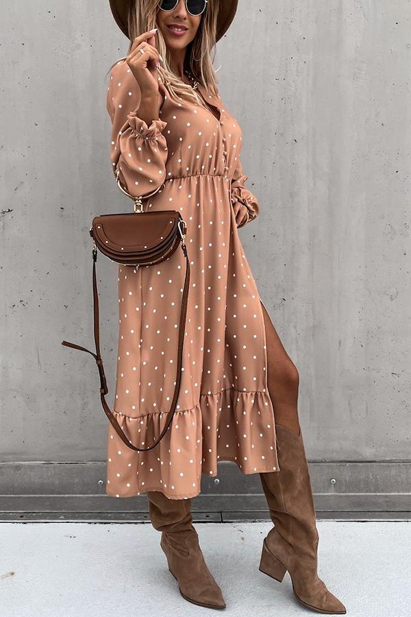 Lenny Button-Up Shirt Dress W Slit main image 0
