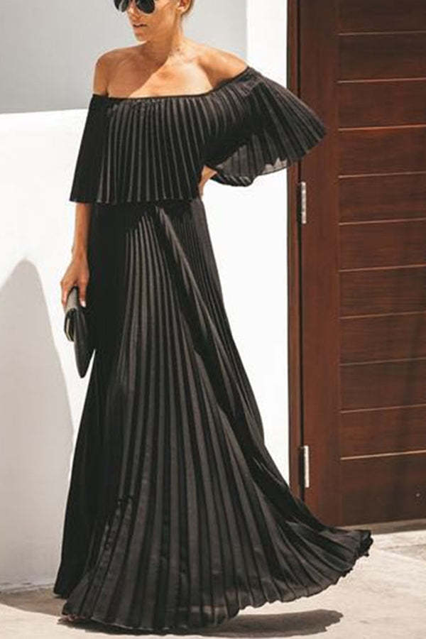 Ruffled Short Sleeve Tiered Maxi Dress main image 0